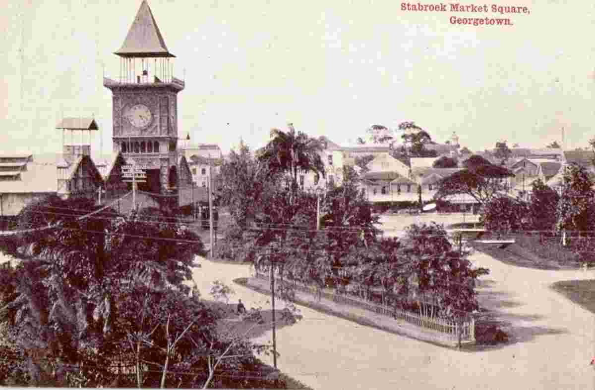 Georgetown. Stabroek Market Square, 1910s