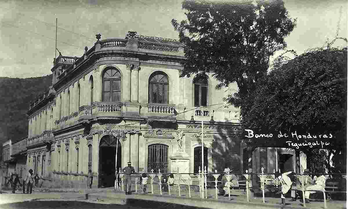 Tegucigalpa. Bank of Honduras, 1920s