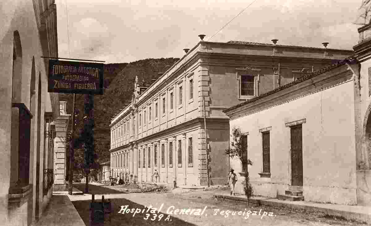 Tegucigalpa. General Hospital San Felipe, 1920s