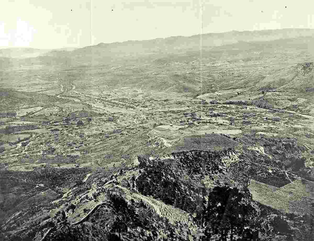 Tegucigalpa. Panorama of the city, 1889