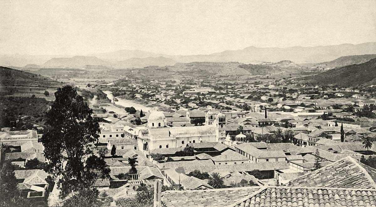 Tegucigalpa. Panorama of the city, 1920s