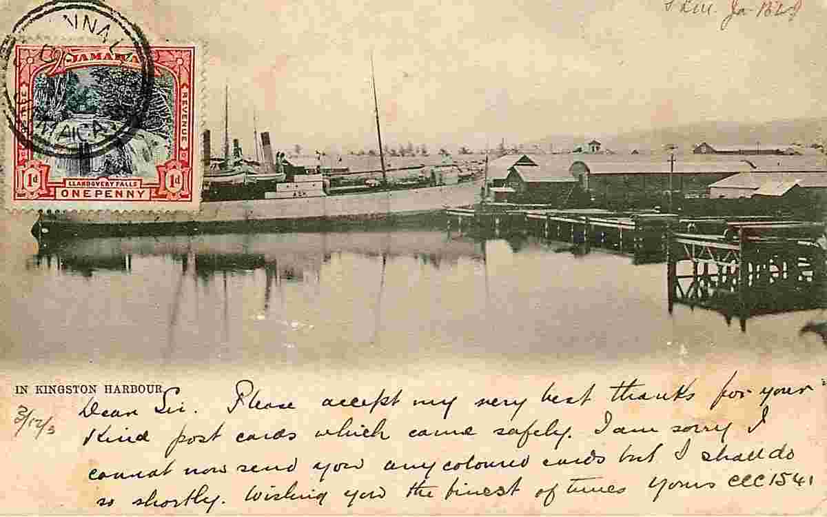Kingston. In Kingston harbor, 1903