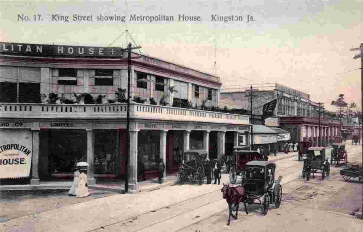 Kingston. King Street with Metropolitan House, 1900s