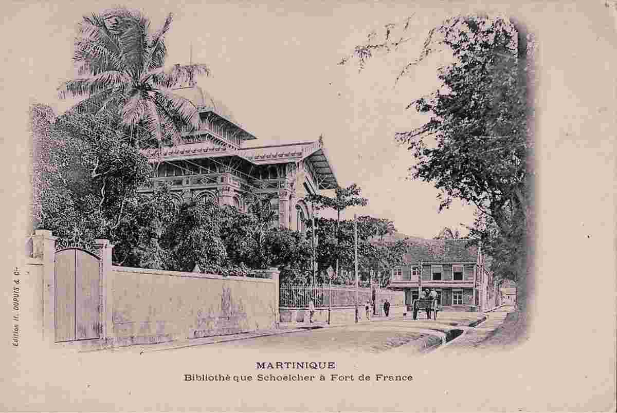 Fort-de-France. La Bibliothèque Schœlcher