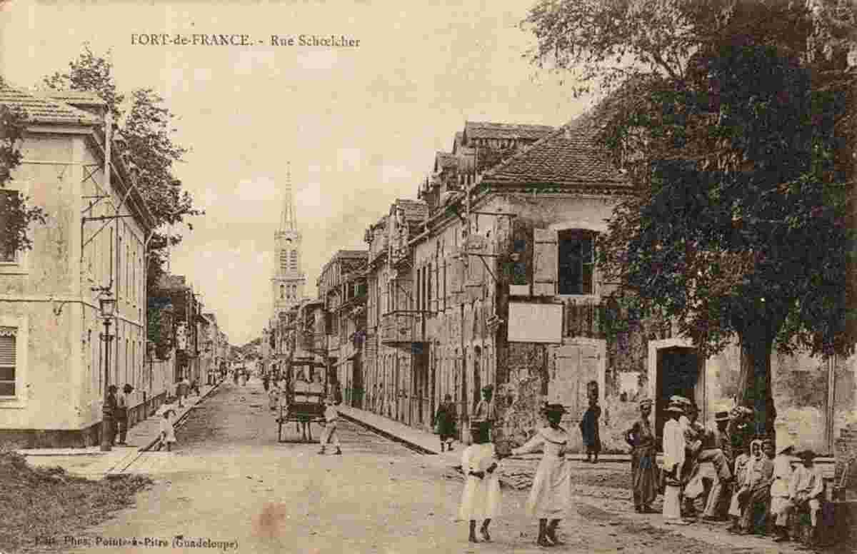 Fort-de-France. La Rue Schœlcher