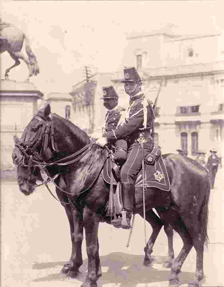 Mexico City. Mounted Police, 1913