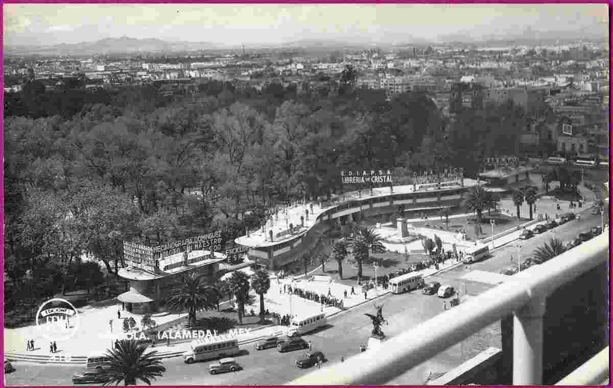 Mexico City. Pérgola de la Alameda - Central Park of Mexico City, established in 1592