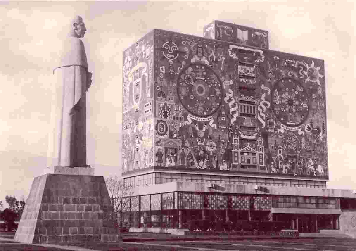 Mexico City. Statue of Juan Alemán