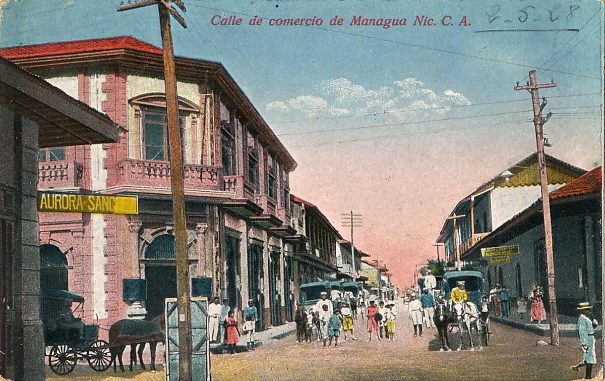 Managua. Calle de Comercio - Commercial street