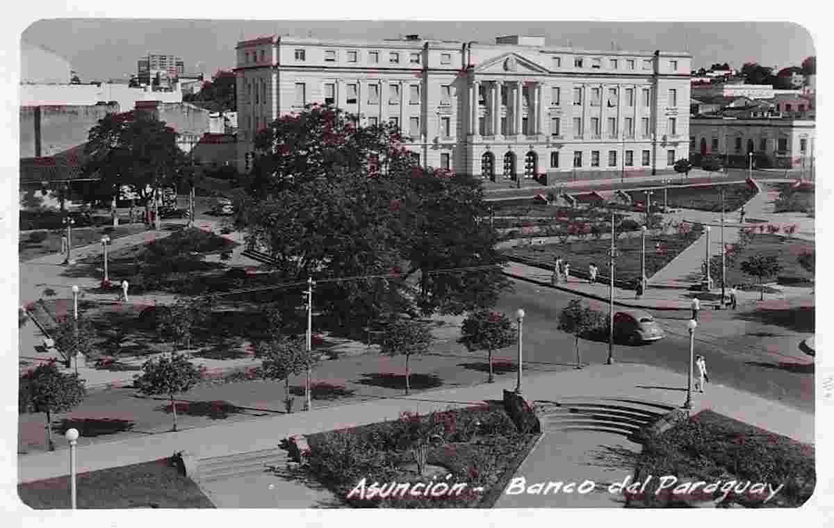 Asunción. Bank of Paraguay, 1957