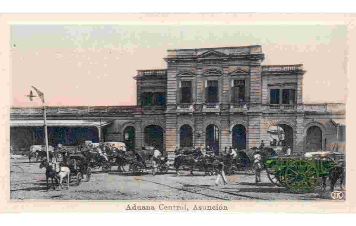 Asunción. Central Customs, circa 1900