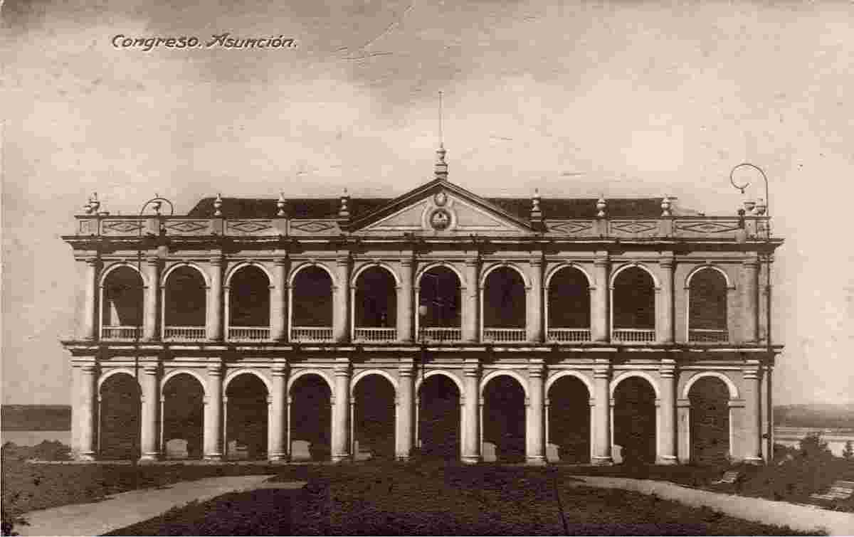 Asunción. Congress, circa 1895