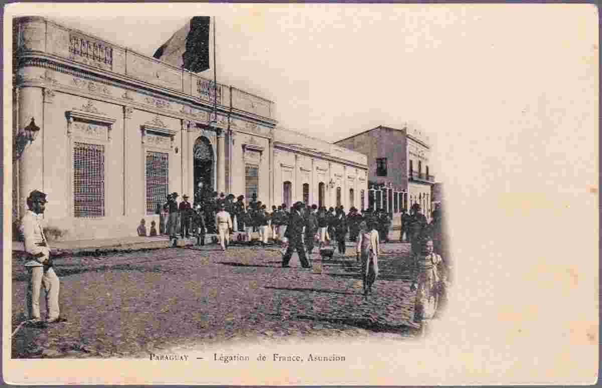 Asunción. Embassy of France, circa 1905