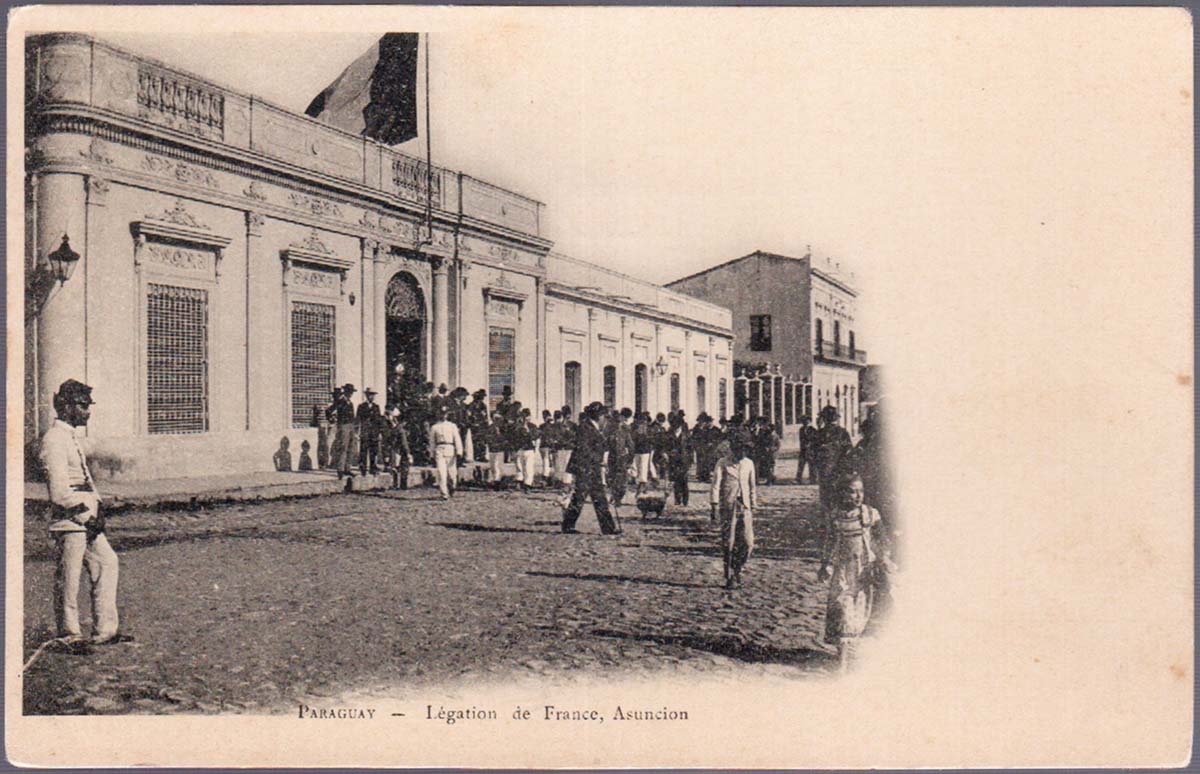 Asunción. Embassy of France, circa 1905