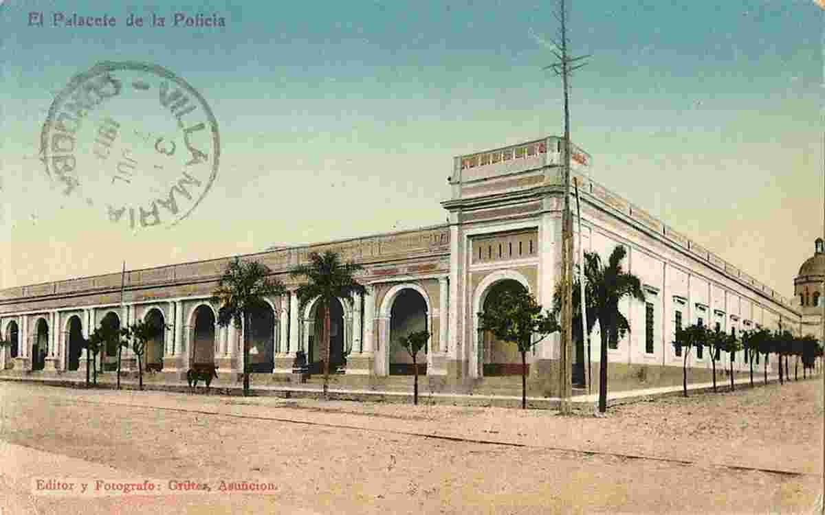 Asunción. Palace of Police Capital, 1917