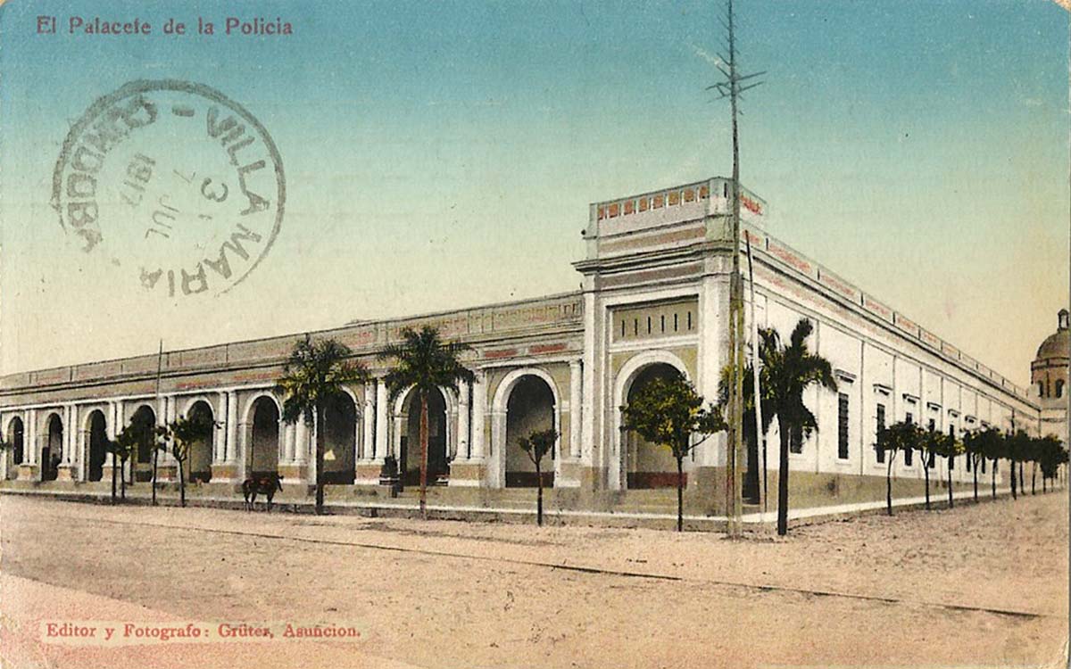 Asunción. Palace of Police Capital, 1917