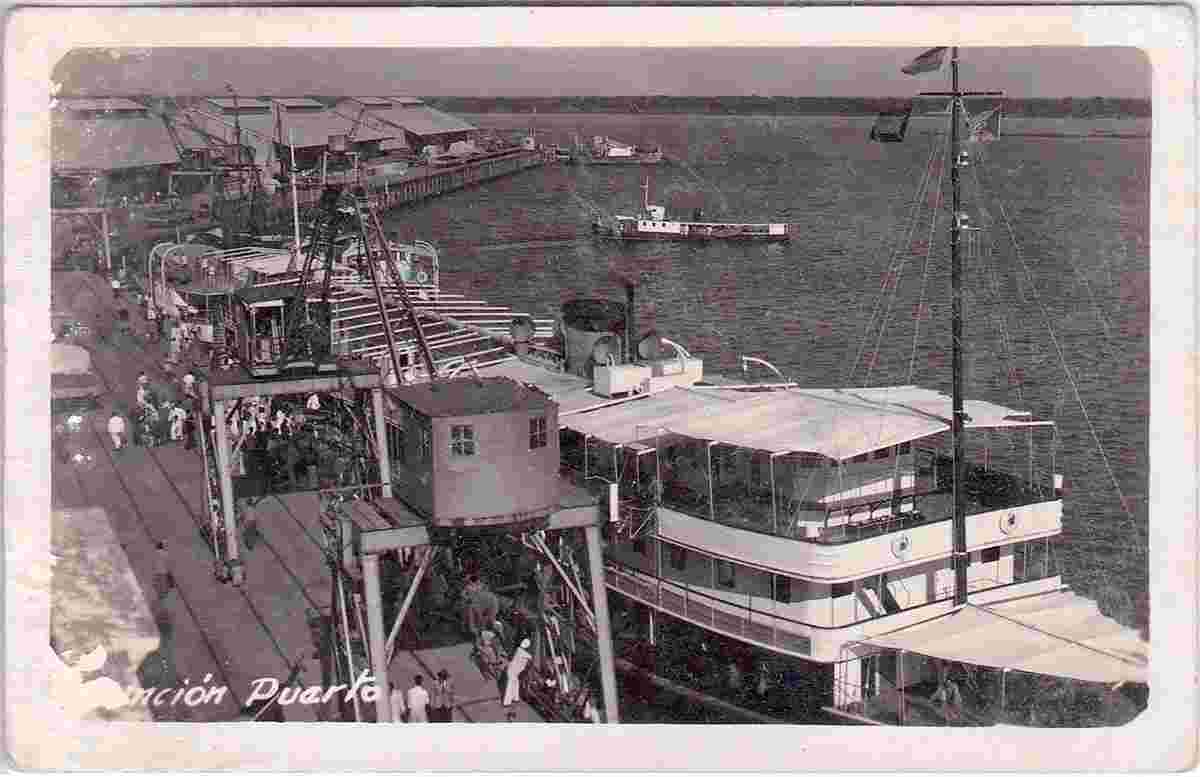Asunción. Port, 1920's
