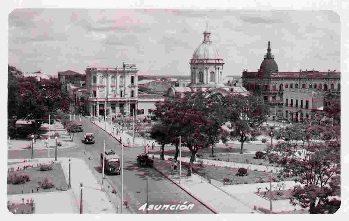 Asunción. View to street, 1957