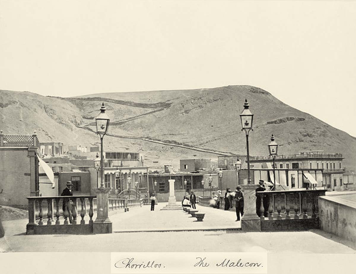 Lima. Chorrillos - Malecon, 1868