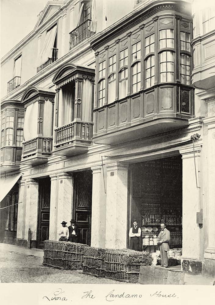 Lima. The Candamo house, 1868