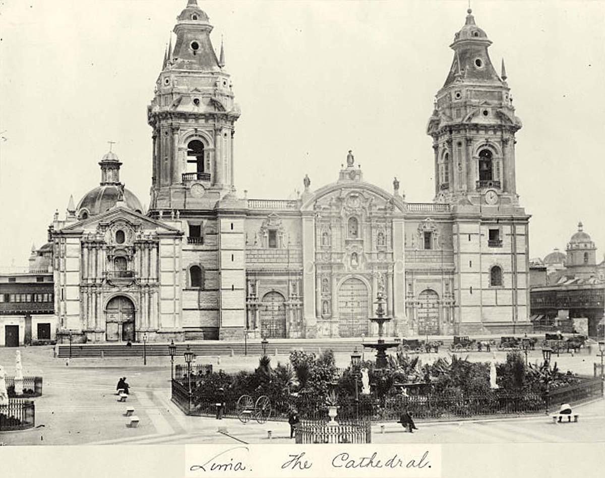 Lima. The Cathedral, 1868