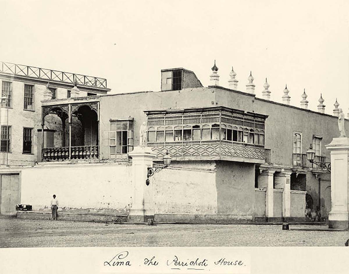 Lima. The Perricholi house, 1868