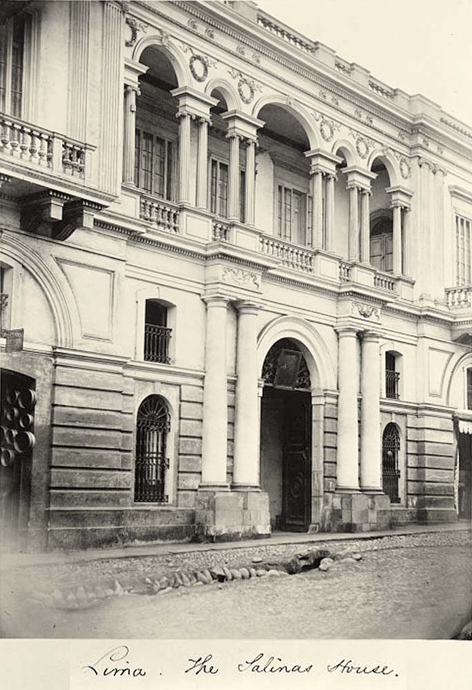 Lima. The Salinas House, 1868
