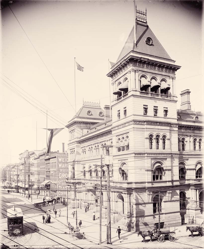Albany. Post Office, between 1900 and 1906