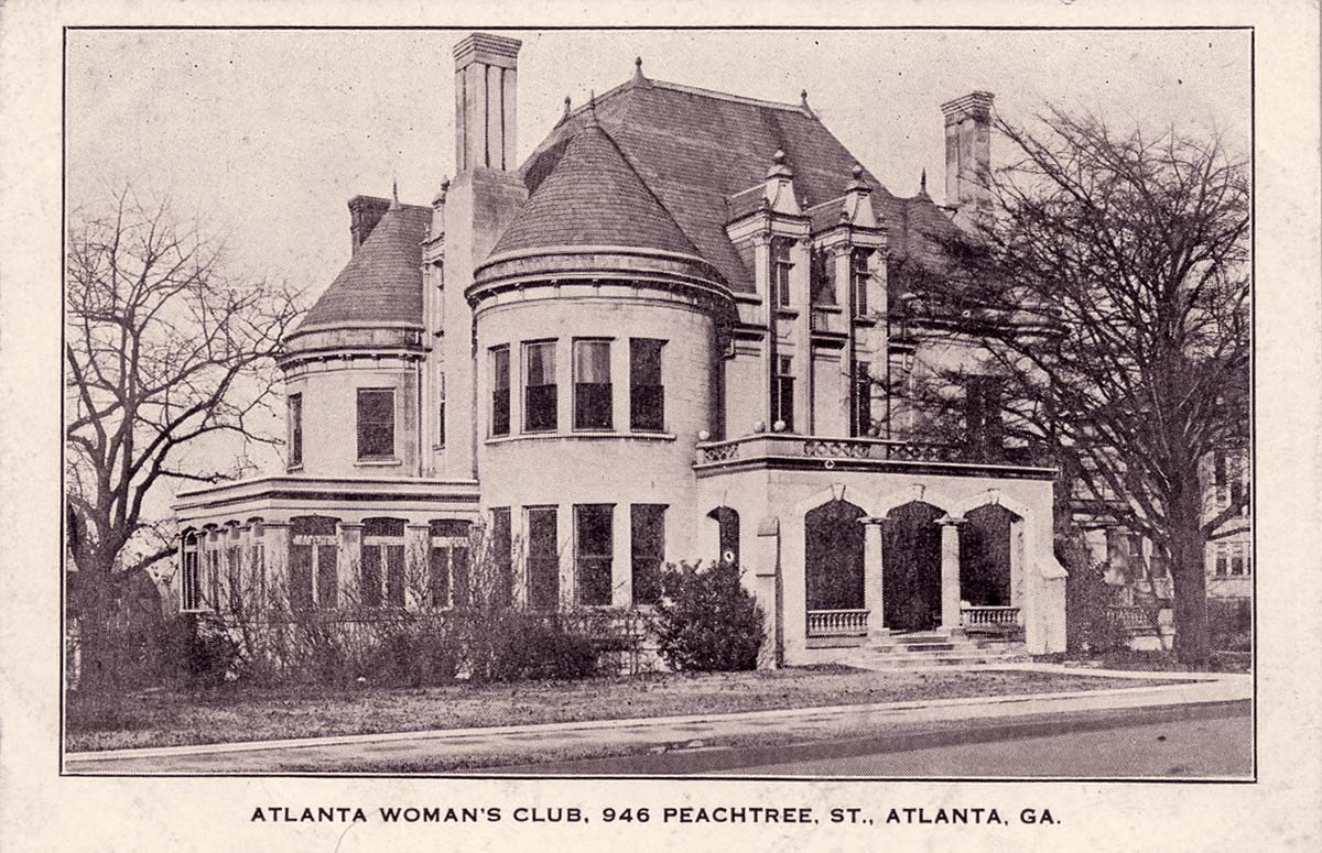 Atlanta. Womans Club, 946 Peachtree street, 1910