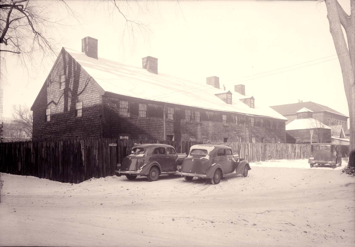 Augusta. Fort Western, Main Building, Bowman Street, 1936