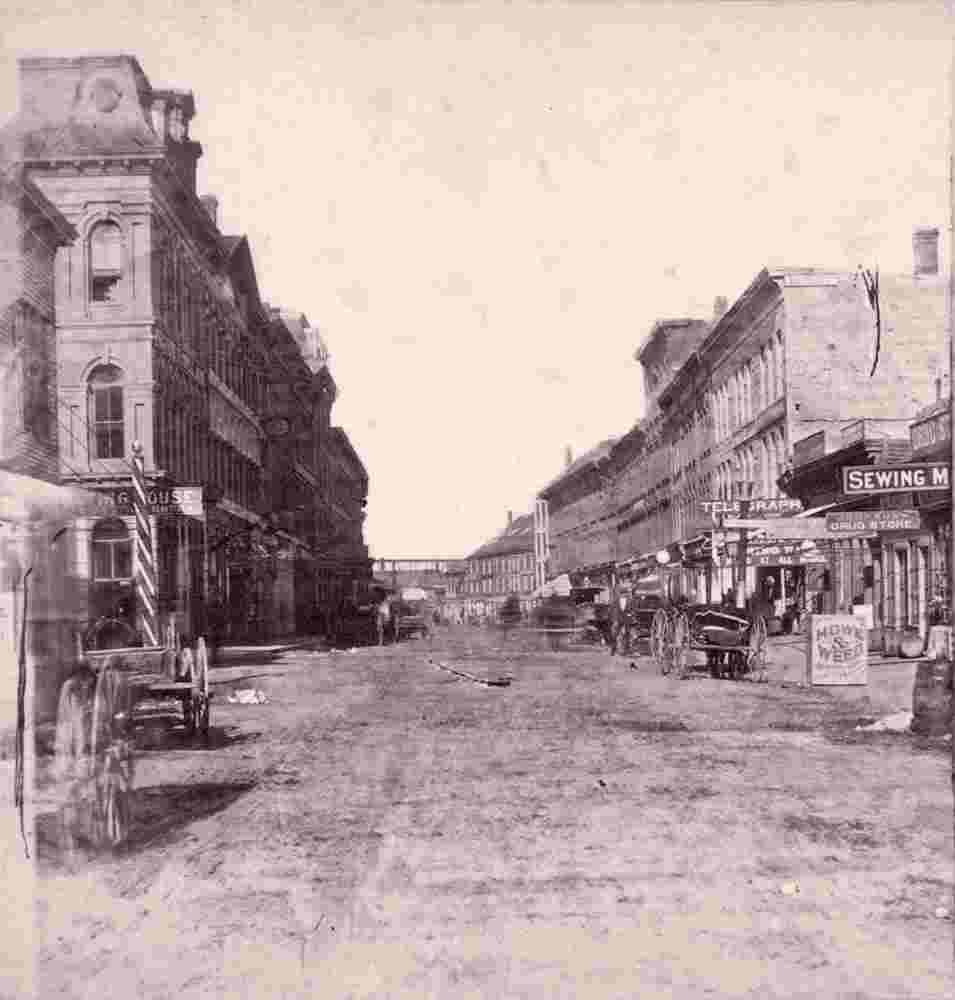 Augusta. Water Street, 1880s