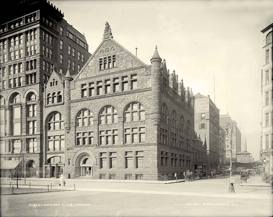 Chicago. Chicago Club, circa 1900