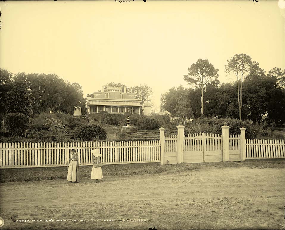 Jackson. Planter's home on the Mississippi, 1880