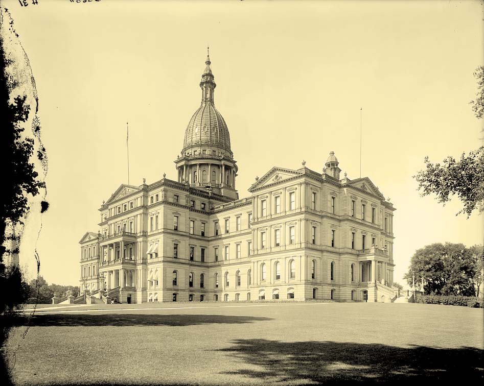 Lansing. The Capitol, 1900