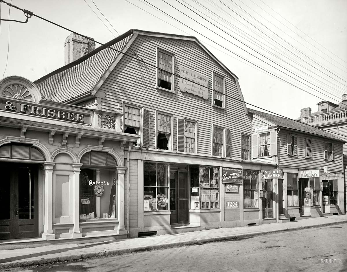 Salem. The Old Witch House, circa 1906