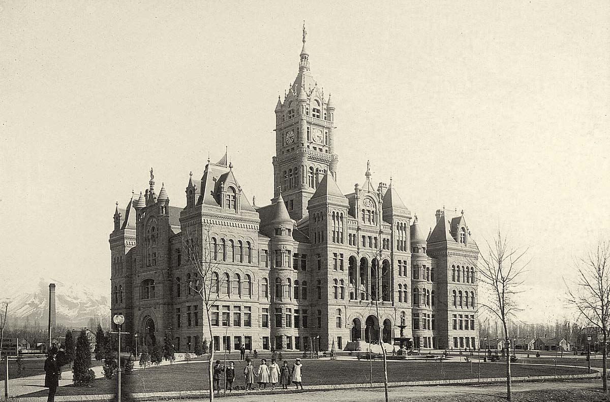 Salt Lake City. City and County Building, circa 1894