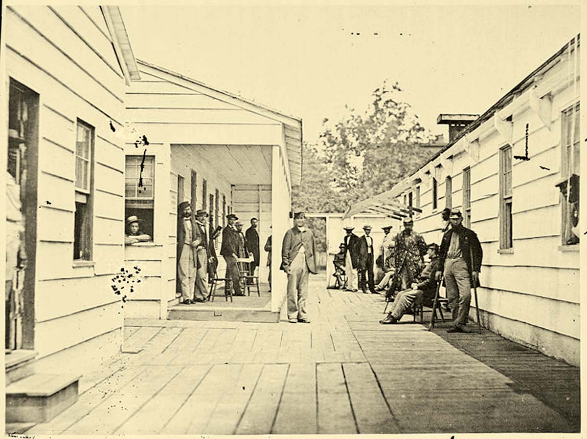 Washington. Sanitary Commission rest house, circa 1865