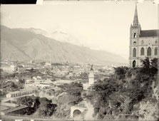 Caracas. Panorama of the city, between 1900 and 1905
