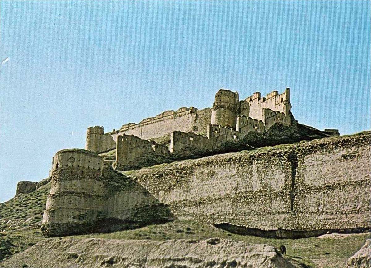 Kabul. Ruins of ancient Balahisar Citadel