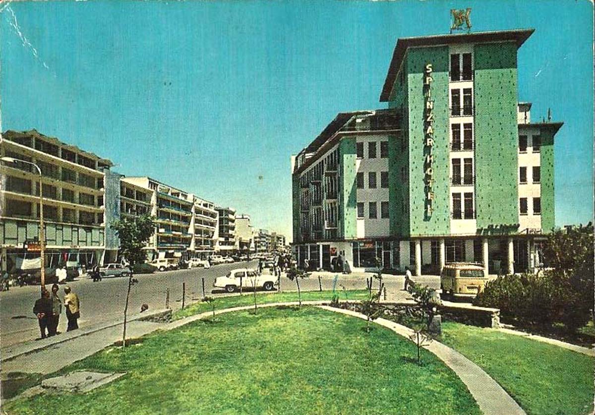 Kabul. Spinzar Hotel on Mohd Jan Khan Street