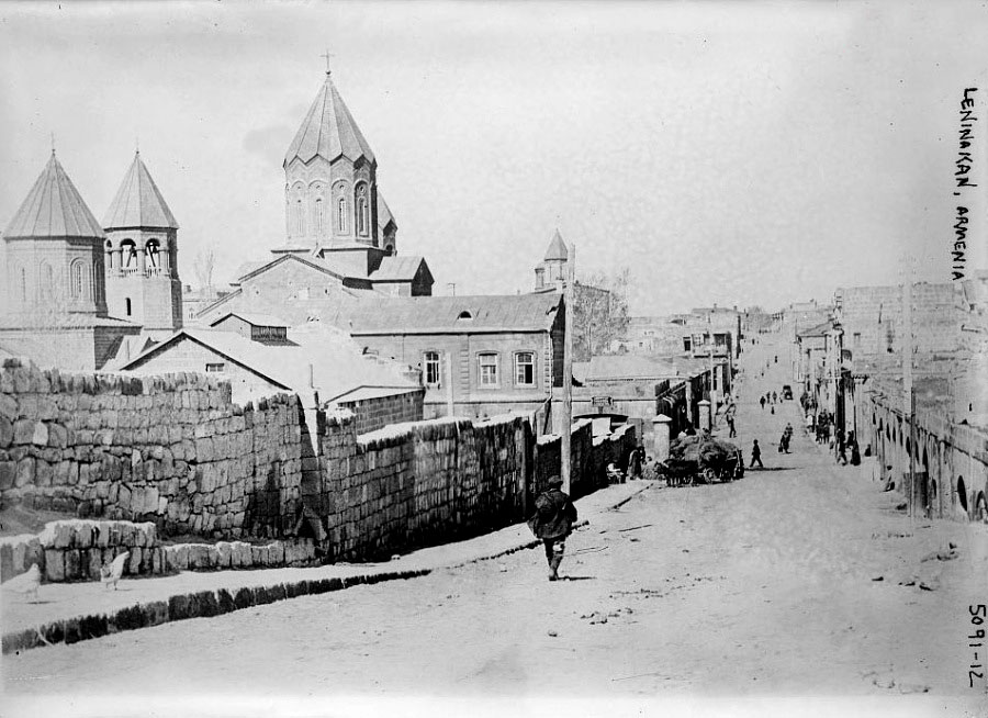 Gyumri. Panorama of the city, 1920
