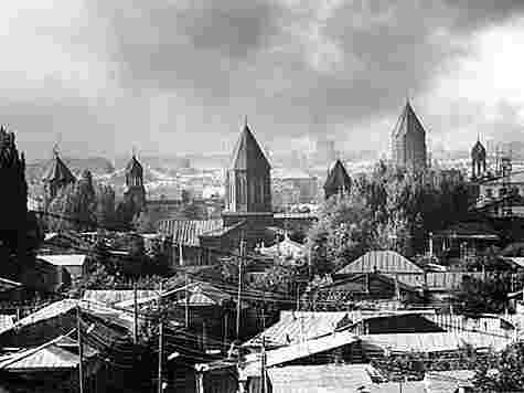 Gyumri. View of the city