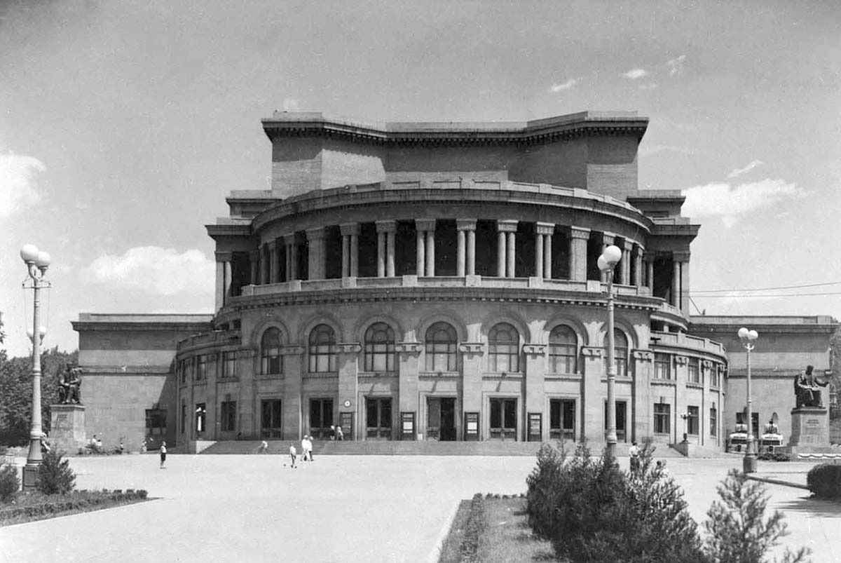 Yerevan. Opera and ballet theater of a name of A.S. Spendiarov