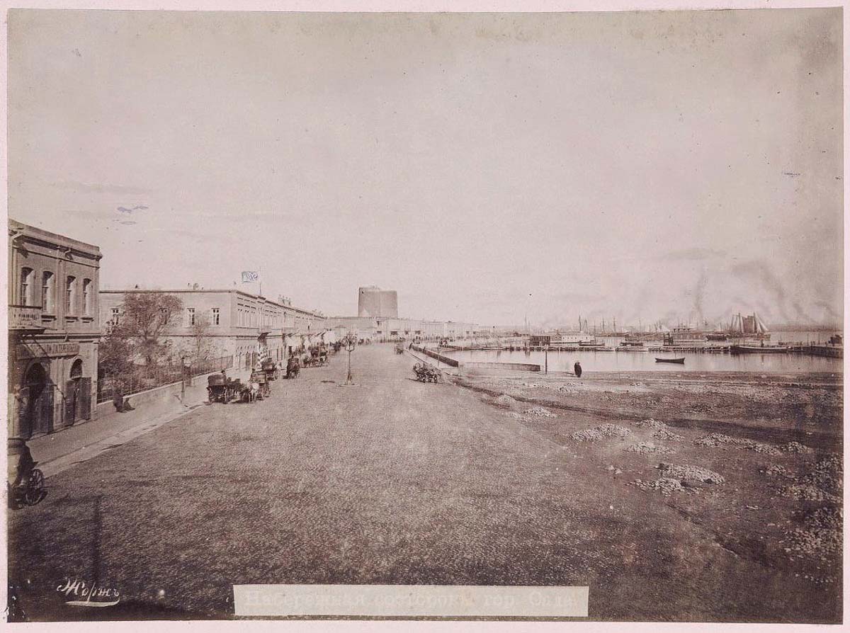 Baku. Embankment view, 1888