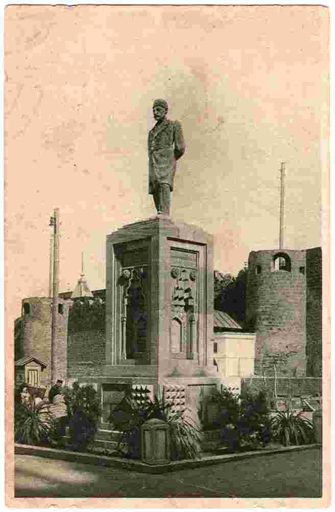 Baku. Monument to Mirza Alakbar Sabir