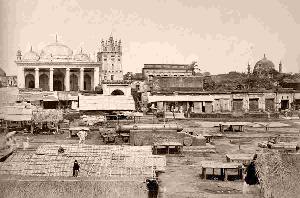 Dhaka. Chowk Bazaar, Bibi Mariam Cannon, 1885