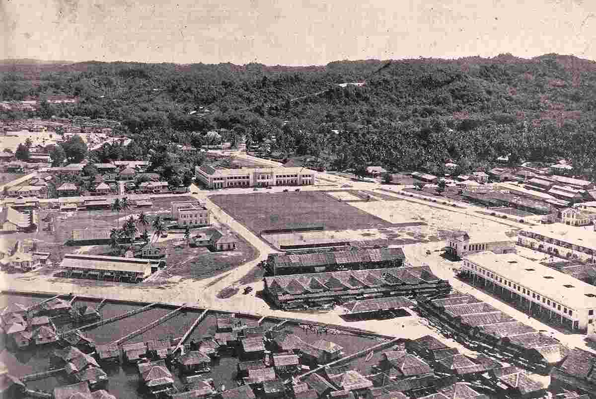 Bandar Seri Begawan. Brunei in 1950, city was under the British administration