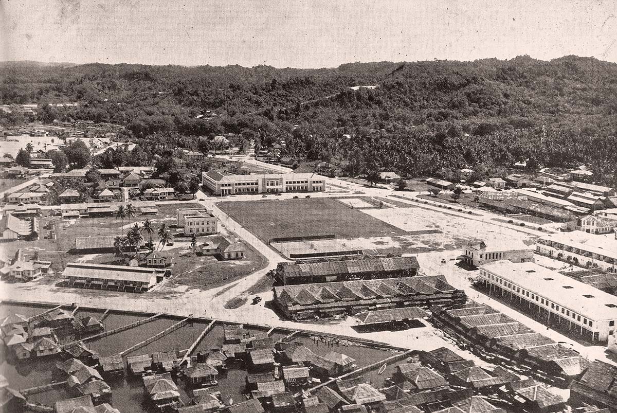 Bandar Seri Begawan. Brunei in 1950, city was under the British administration