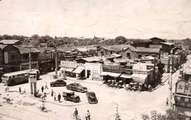 Beijing. Crossroad in Xidan area, 1953