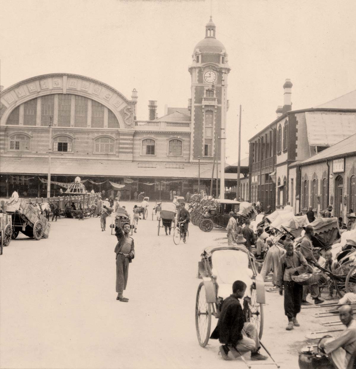 Beijing. Railway station, 1931